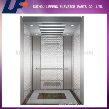 Cheap Stainless Steel Etching/Hairline passenger elevator from China Manufacturer